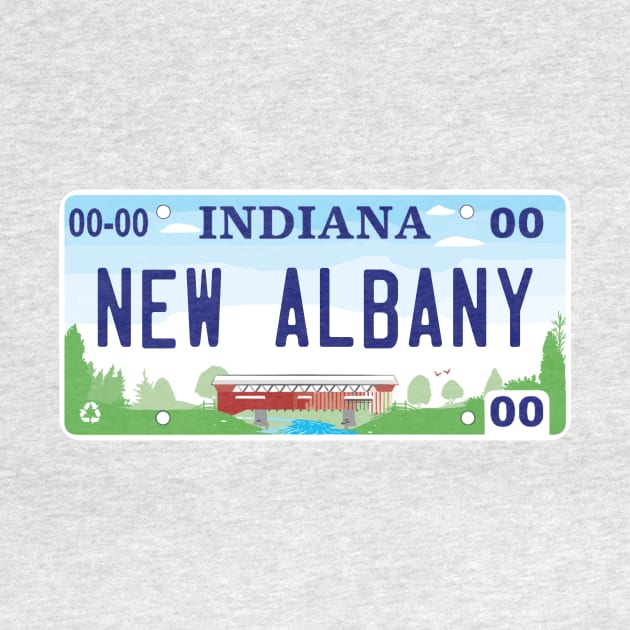 New Albany Indiana License Plate by zsonn